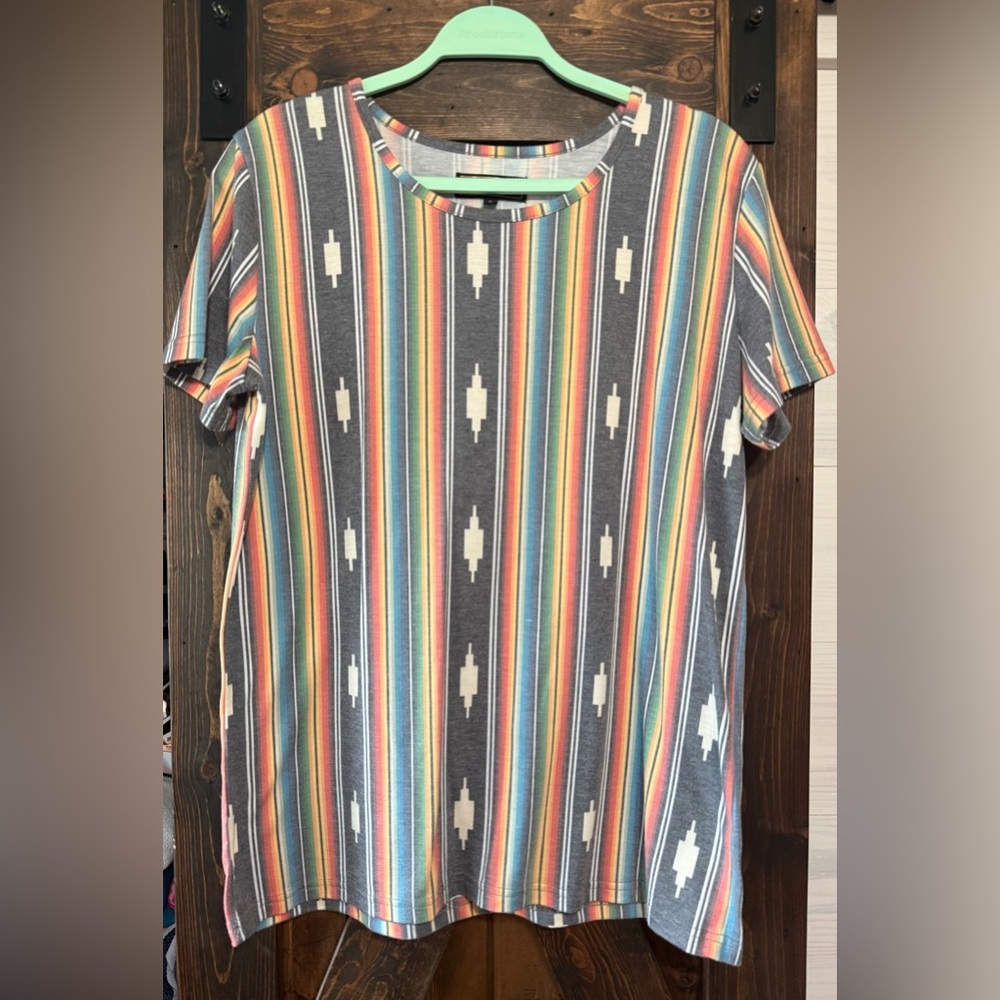 L&B Lucky & Blessed Oversized Tee Shirt